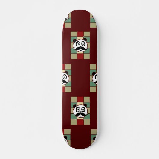 Mustache Panda 2 Skateboard (Vorne)