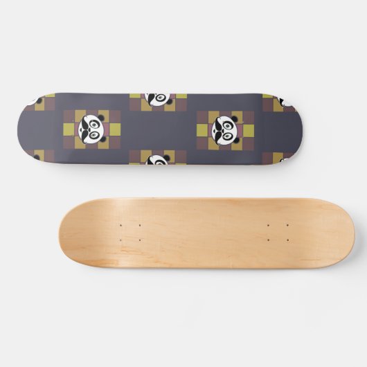 Mustache Panda 3 Skateboard (Horizontal)