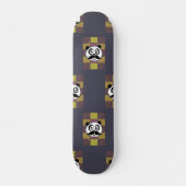 Mustache Panda 3 Skateboard (Vorne)