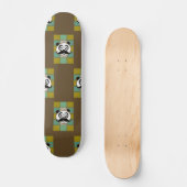Mustache Panda 4 Skateboard (Vorderseite)