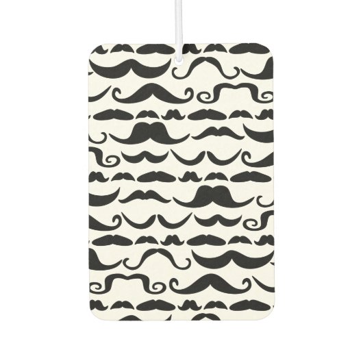 Mustache Pattern Autolufterfrischer (Vorderseite)