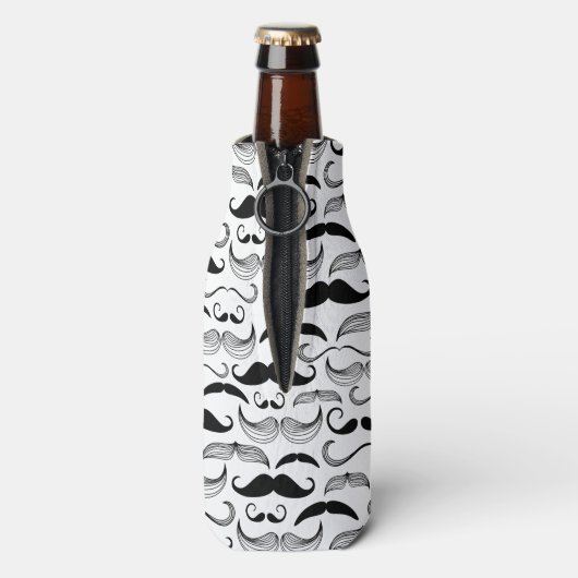 Mustache Pattern Flaschenkühler (Flasche Rückseite)
