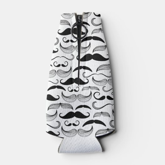 Mustache Pattern Flaschenkühler (Rückseite)