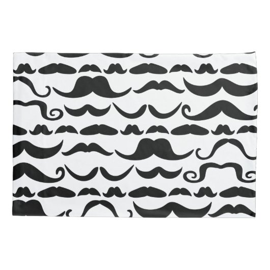 Mustache Pattern Kissenbezug (Rückseite)