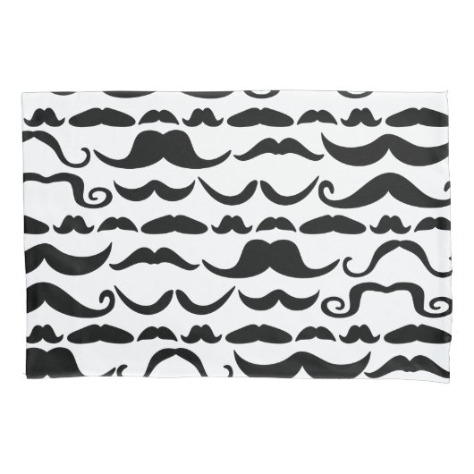 Mustache Pattern Kissenbezug (Vorderseite)