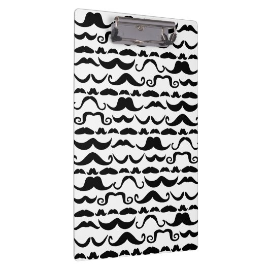 Mustache Pattern Klemmbrett (Rechts)