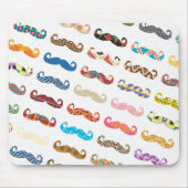 Mustache Pattern Mousepad (Vorne)