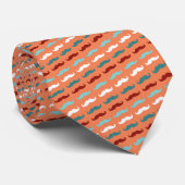 Mustache Pattern Necktie Tie Krawatte (Gerollt)
