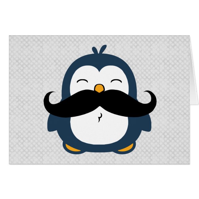 Mustache Penguin (Vorderseite (Horizontal))