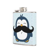 Mustache Penguin Flachmann (Links)