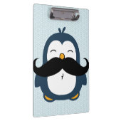 Mustache Penguin Klemmbrett (Rechts)