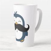 Mustache Penguin Milchtasse (Rechte Ecke)