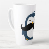 Mustache Penguin Milchtasse (Linke Ecke)