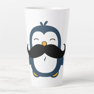Mustache Penguin Milchtasse