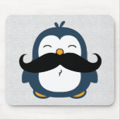 Mustache Penguin Mousepad (Vorne)