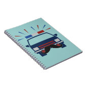 Mustache Police Custom Color Notebook Notizblock (Rechte Seite)