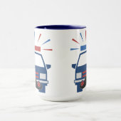 Mustache Police Tasse - wählen Sie Stil & Farbe (Zentrum)