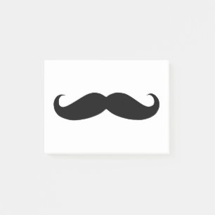 Mustache Post-it Klebezettel