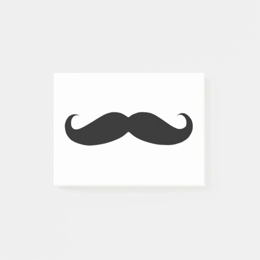Mustache Post-it Klebezettel (Vorderseite)