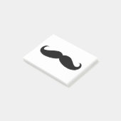 Mustache Post-it Klebezettel (angewinkelt)