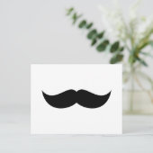 Mustache Postcard Postkarte (Stehend Vorderseite)