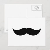 Mustache Postcard Postkarte (Vorne/Hinten)