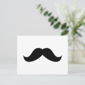 Mustache Postcard Postkarte (Stehend Vorderseite)