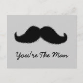 Mustache Postcard Postkarte (Vorderseite)