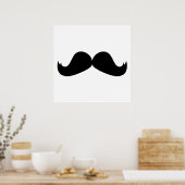 Mustache Poster (Küche)
