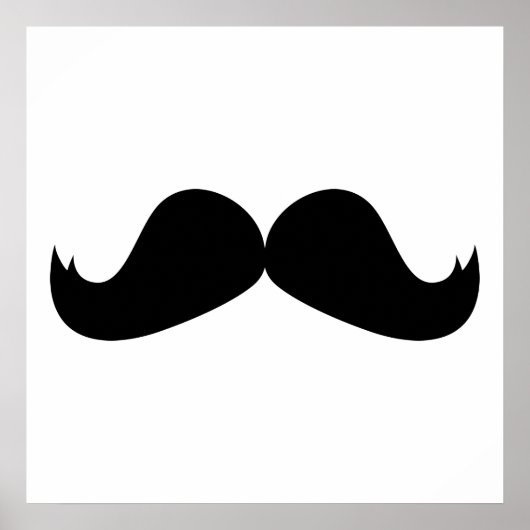 Mustache Poster (Vorne)