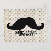 Mustache Postkarte (Vorderseite)