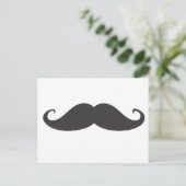Mustache Postkarte (Stehend Vorderseite)
