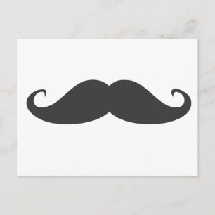 Mustache Postkarte