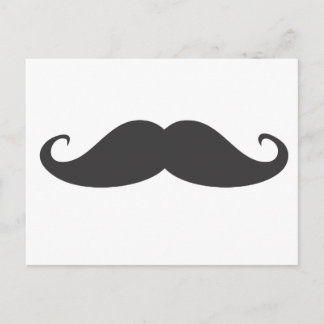 Mustache Postkarte