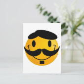 Mustache Postkarte (Stehend Vorderseite)