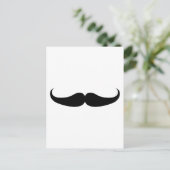 Mustache Postkarte (Stehend Vorderseite)