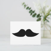 Mustache Postkarte (Stehend Vorderseite)