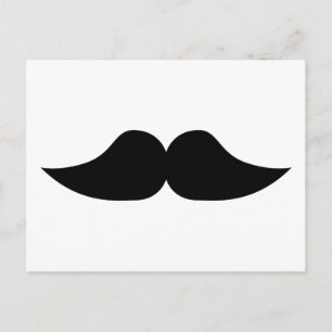 Mustache Postkarte