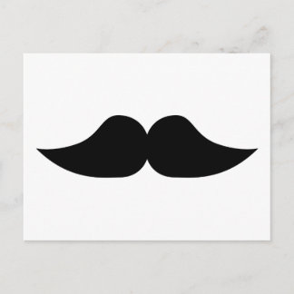 Mustache Postkarte