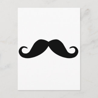 Mustache Postkarte