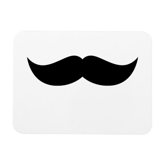Mustache Premium Magnet (Horizontal)