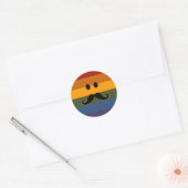 Mustache Pride benutzerdefinierte Aufkleber (Umschlag)