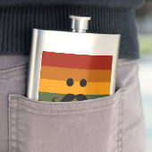 Mustache Pride benutzerdefinierte Flasche Flachmann (Beispiel)