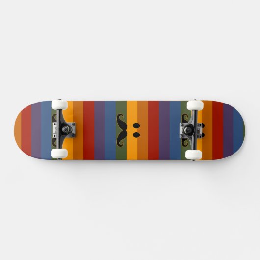 Mustache Pride benutzerdefinierte Skateboard (Horizontal)