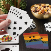 Mustache Pride benutzerdefinierte Spielkarten (In Situ)