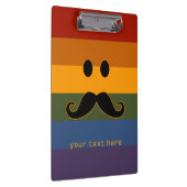 Mustache Pride benutzerdefinierte Zwischenablage Klemmbrett (Rechts)