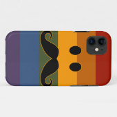 Mustache Pride benutzerdefinierter iPhone-Fall Case-Mate iPhone Hülle (Rückseite (Horizontal))