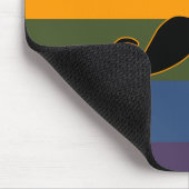 Mustache Pride custom mousepad (Ecke)