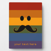 Mustache Pride Custom Plaque Fotoplatte (Vorderseite)
