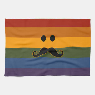 Mustache Pride Küchentücher